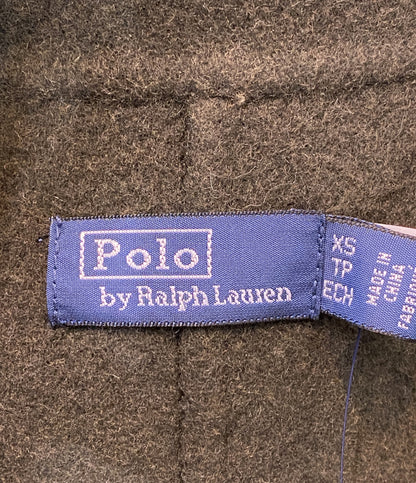 美品 POLO RALPH LAUREN ダブルフェイスドウールラップコート レディース SIZE XS ポロ・ラルフローレン