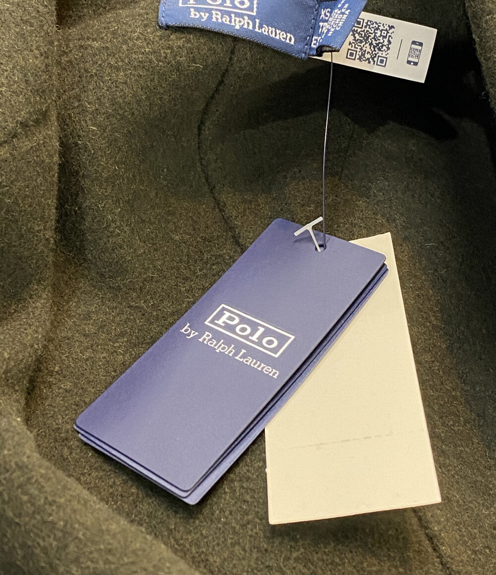 美品 POLO RALPH LAUREN ダブルフェイスドウールラップコート レディース SIZE XS ポロ・ラルフローレン