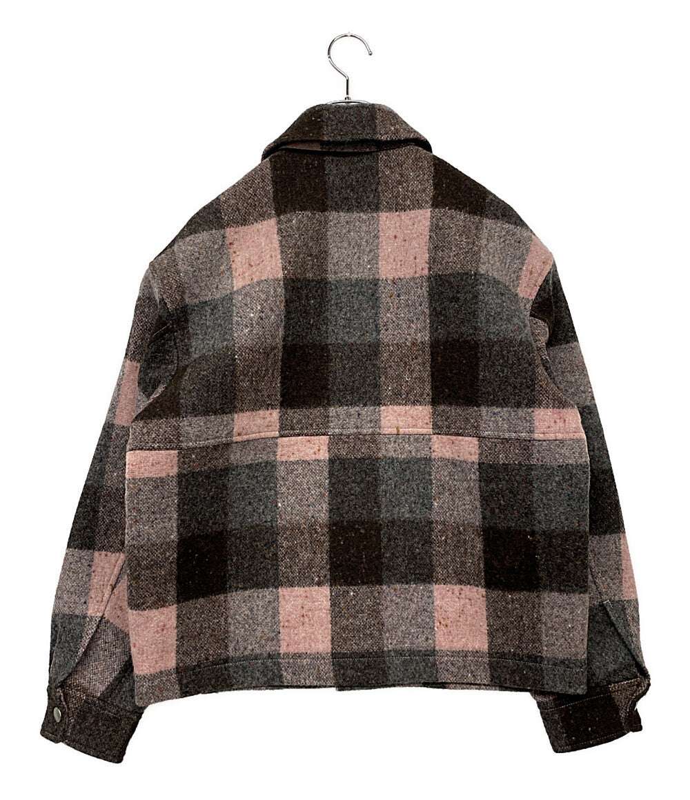 美品 キャバン ジャケット チェックメルトン CPO メンズ SIZE M CABaN