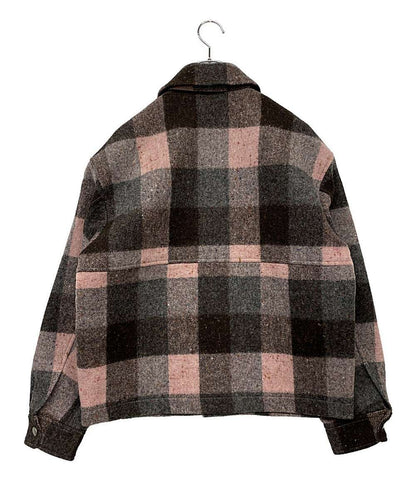 美品 キャバン ジャケット チェックメルトン CPO メンズ SIZE M CABaN