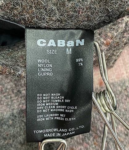 美品 キャバン ジャケット チェックメルトン CPO メンズ SIZE M CABaN