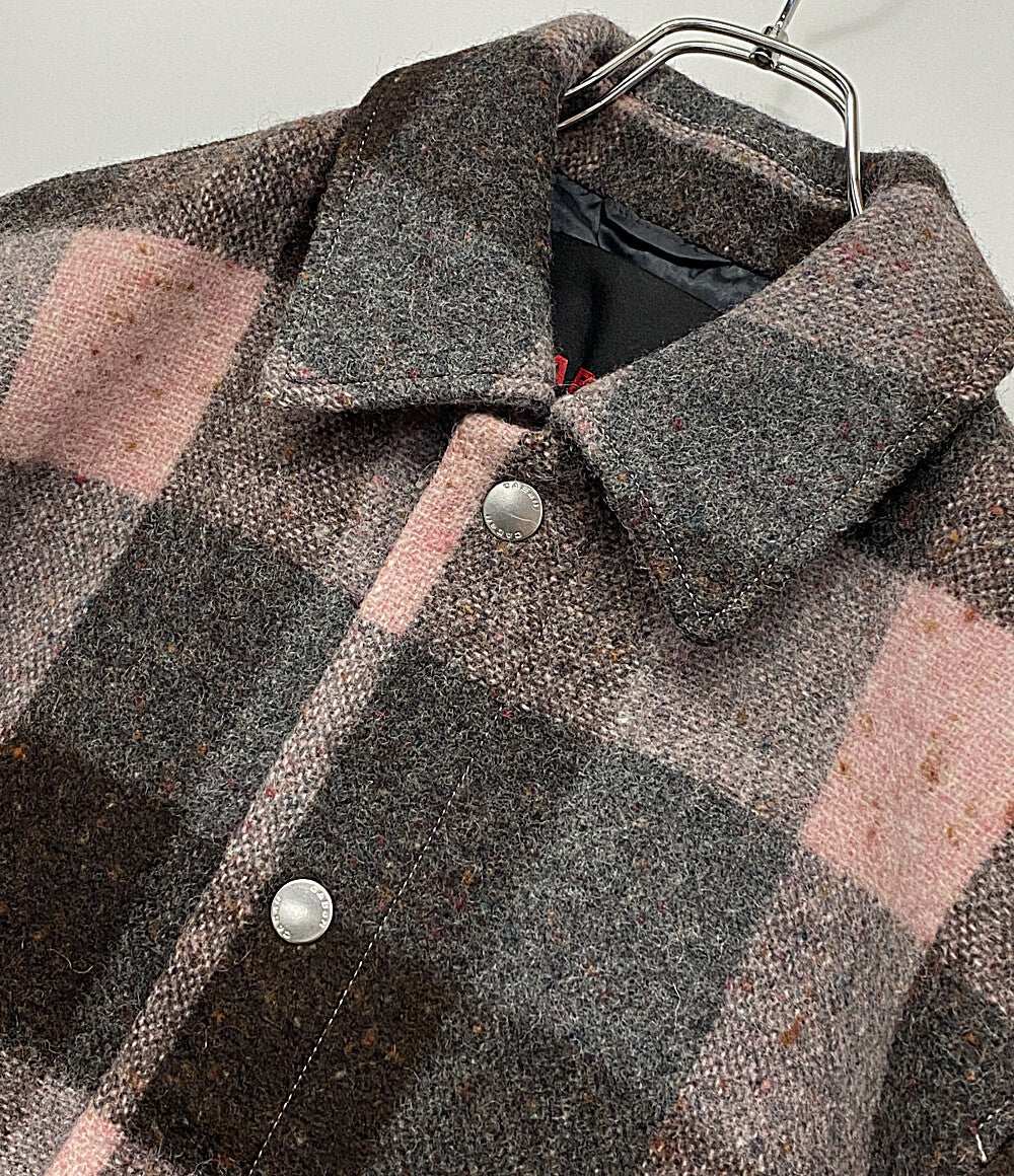 美品 キャバン ジャケット チェックメルトン CPO メンズ SIZE M CABaN
