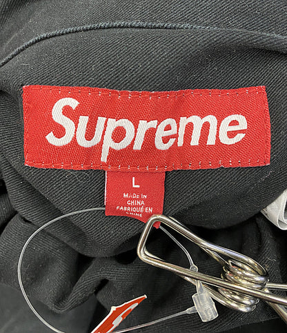 Supreme リバーシブルワークジャケット ブラック×オレンジ メンズ SIZE L シュプリーム
