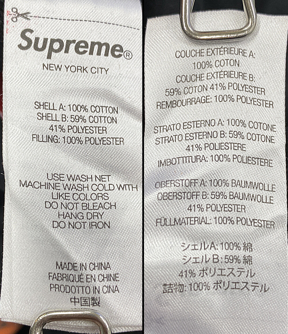 Supreme リバーシブルワークジャケット ブラック×オレンジ メンズ SIZE L シュプリーム
