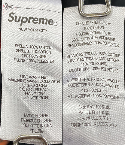 Supreme リバーシブルワークジャケット ブラック×オレンジ メンズ SIZE L シュプリーム