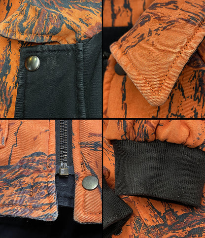 Supreme リバーシブルワークジャケット ブラック×オレンジ メンズ SIZE L シュプリーム