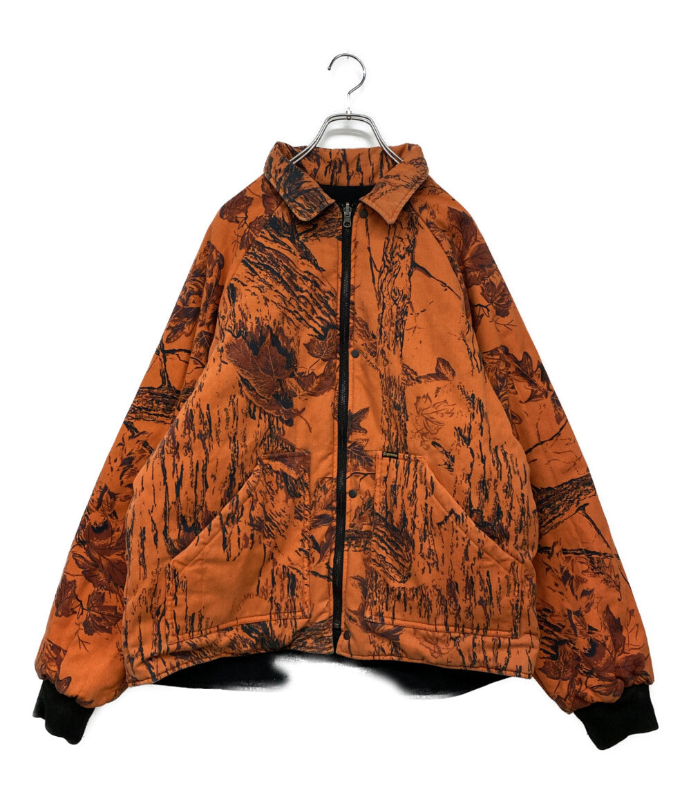 Supreme リバーシブルワークジャケット ブラック×オレンジ メンズ SIZE L シュプリーム