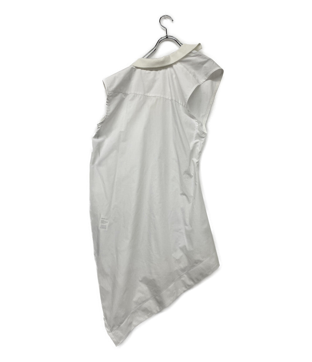 サカイ  コットンポプリンポロシャツ ホワイト 24-07376      レディース SIZE 1  sacai