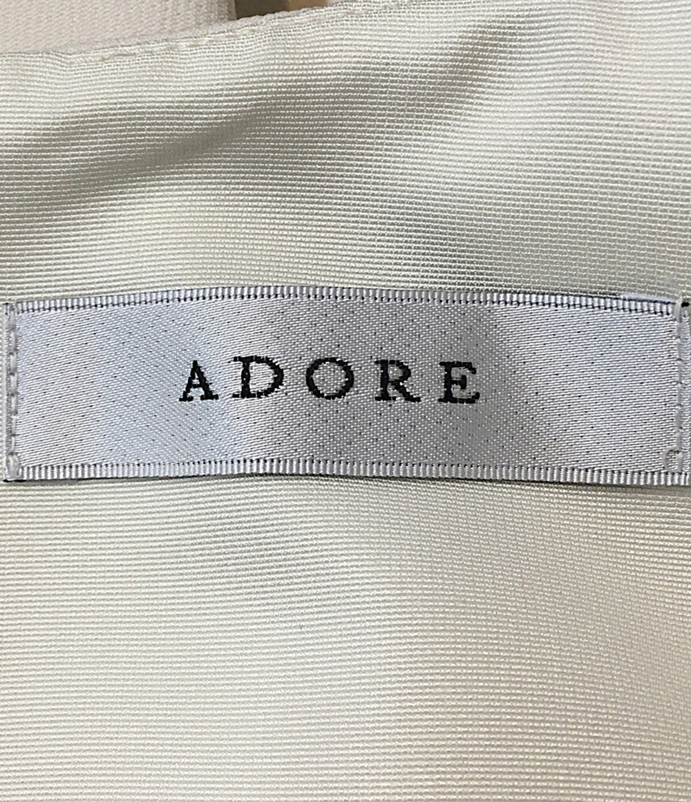 ADORE トリプルクロスワンピース ノースリーブ 531-4140003 レディース SIZE 38 アドーア