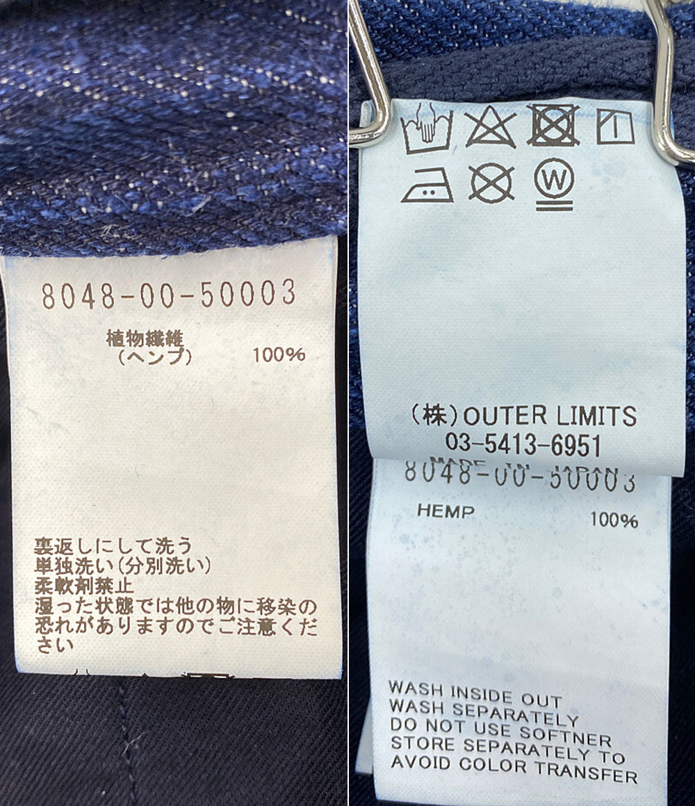 ナイジェルケーボン  デニムパンツ 8048-00-50003 HOSPITAL PANT HEMP DENIM      メンズ SIZE 34  NIGEL CABOURN