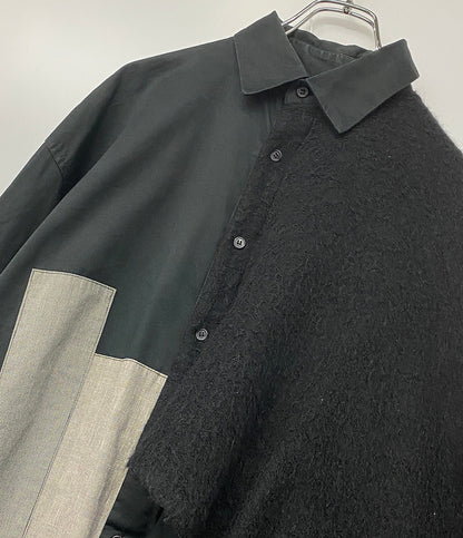 ビー ヨウジ ヤマモト パッチワークロングシャツ      メンズ SIZE 2  B Yohji Yamamoto