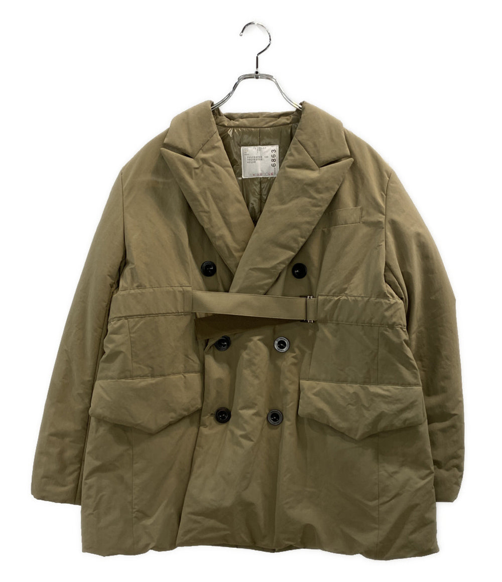 sacai 中綿コート ベルテッドパテッドJKT 23AW 23-06863 レディース SIZE 1 サカイ