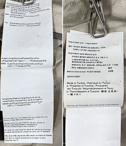 HUGO BOSS ジャケット スーツ セットアップ ベージュ メンズ SIZE US40R ヒューゴボス