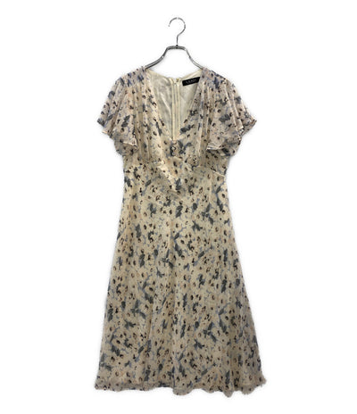 LAUREN RALPH LAUREN ワンピース 花柄 アイボリー WMLRDRSSN820094 レディース SIZE - ラルフローレン