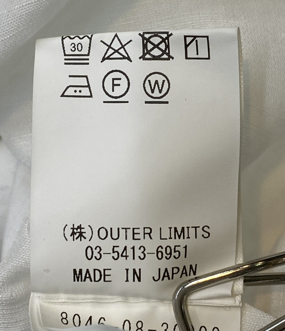 ナイジェルケーボン  半袖シャツ WOMAN ホワイト     8046-08-30000 レディース SIZE 6  NIGEL CABOURN