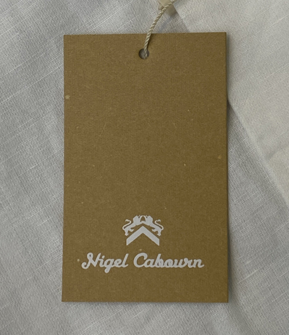 ナイジェルケーボン  半袖シャツ WOMAN ホワイト     8046-08-30000 レディース SIZE 6  NIGEL CABOURN