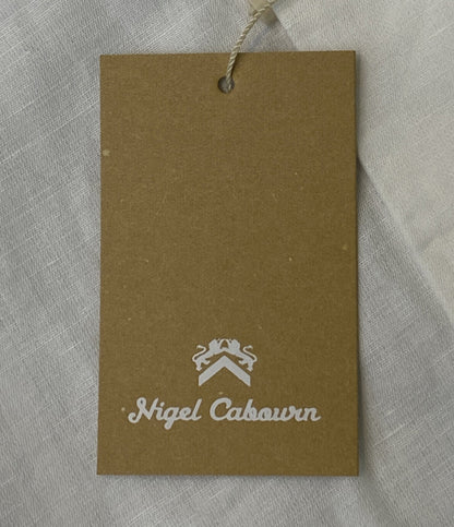 ナイジェルケーボン  半袖シャツ WOMAN ホワイト     8046-08-30000 レディース SIZE 6  NIGEL CABOURN