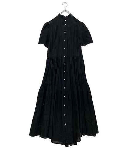 ポロ・ラルフローレン  半袖ワンピース フリルトリム コットン ボイル ドレス      レディース SIZE 4  POLO RALPH LAUREN