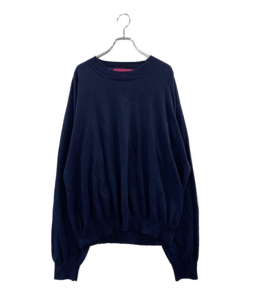 ジエルダーステイツマン ニット ネイビー 3720800060 メンズ SIZE L the elder statesman