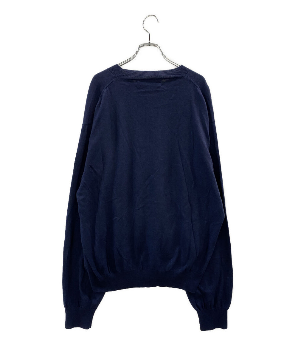 ジエルダーステイツマン ニット ネイビー 3720800060 メンズ SIZE L the elder statesman