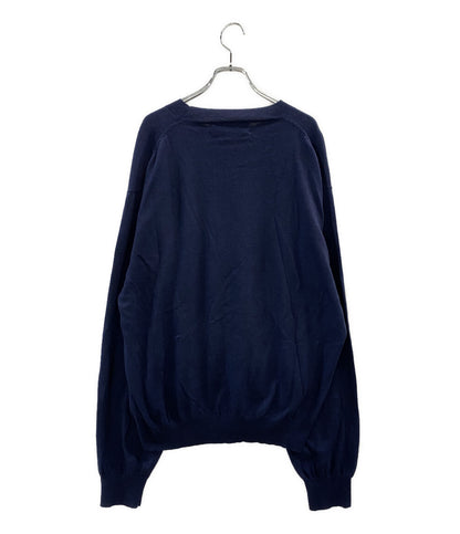 ジエルダーステイツマン ニット ネイビー 3720800060 メンズ SIZE L the elder statesman