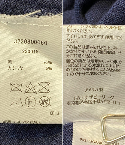 ジエルダーステイツマン ニット ネイビー 3720800060 メンズ SIZE L the elder statesman