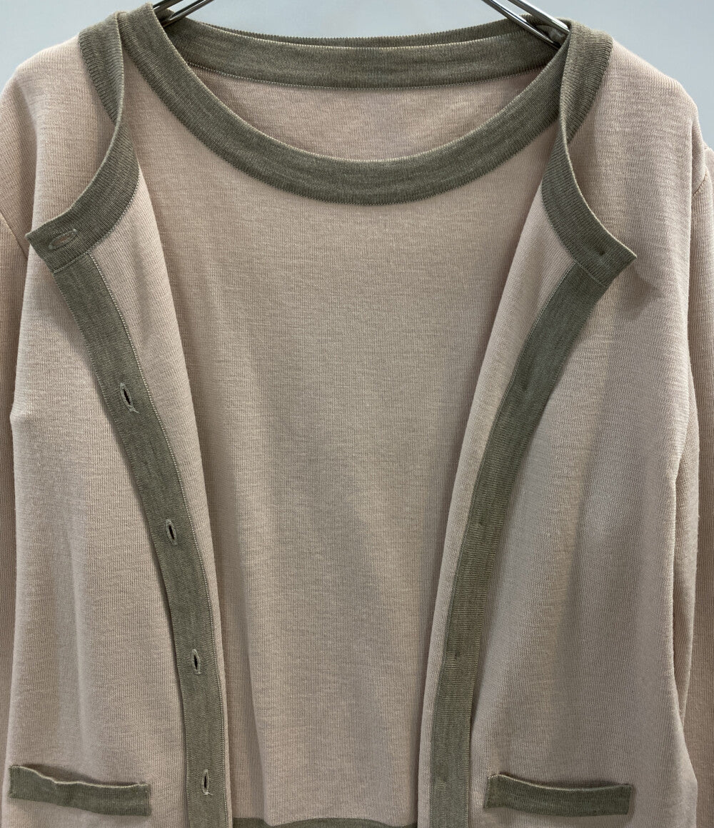 foxey アンサンブル ツインニット ピンク 36339-KAWFG03NM レディース SIZE 40 フォクシー