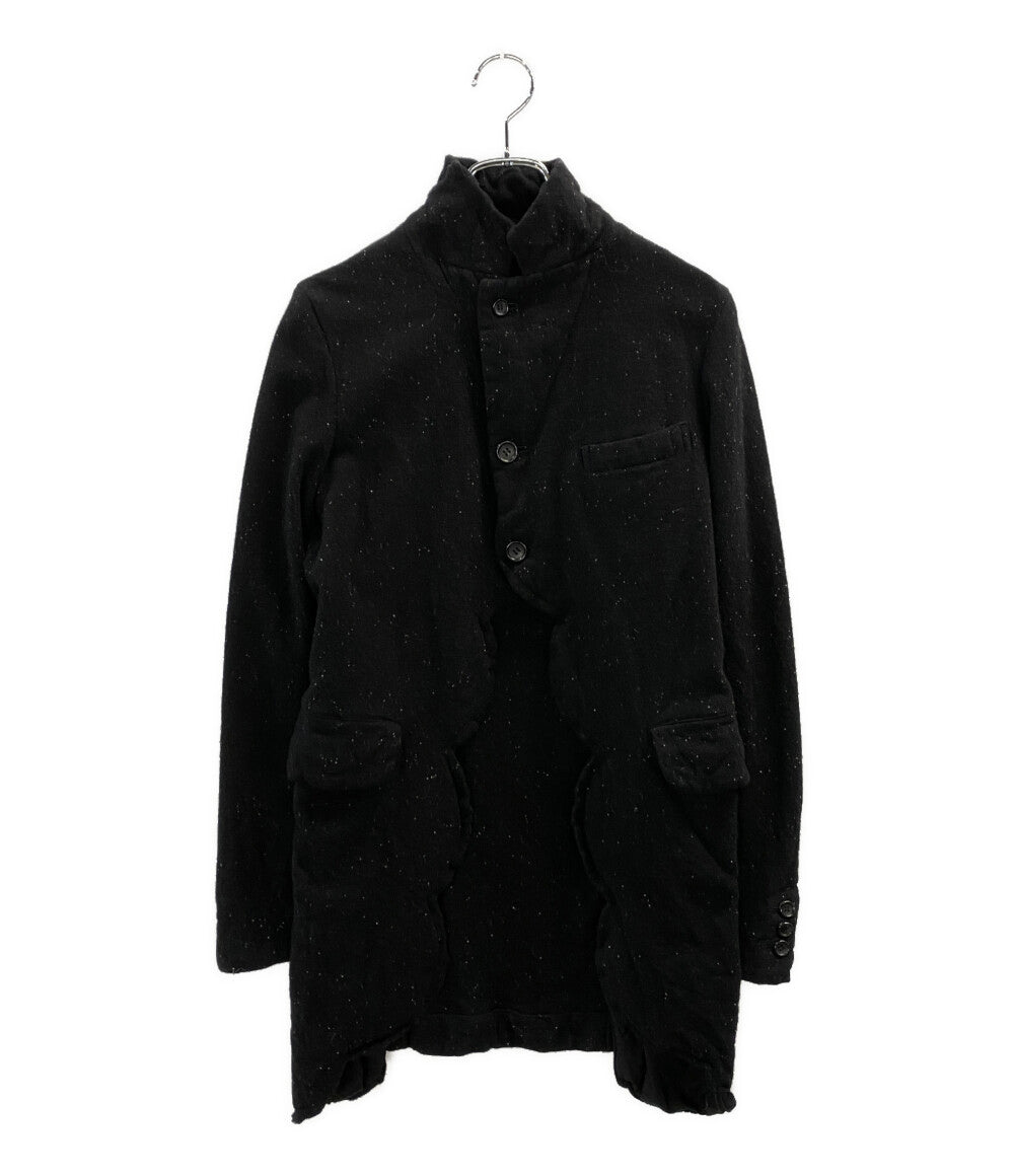 BLACK COMME des GARCONS ウール燕尾ジャケット 1F-J014 レディース SIZE XS ブラックコムデギャルソン