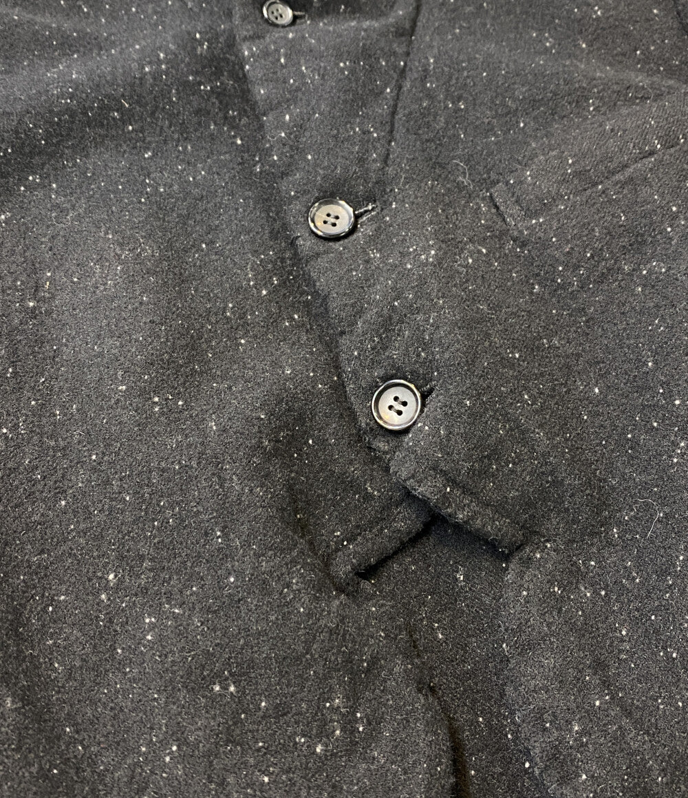 BLACK COMME des GARCONS ウール燕尾ジャケット 1F-J014 レディース SIZE XS ブラックコムデギャルソン