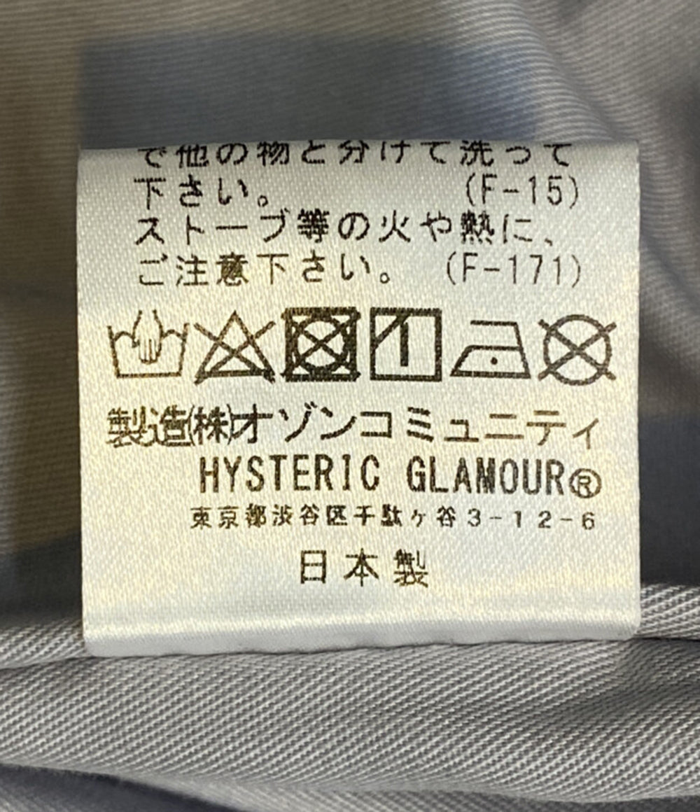 HYSTERIC GLAMOUR ミリタリージャケット グレー 01203AC02 レディース SIZE FREE ヒステリックグラマー