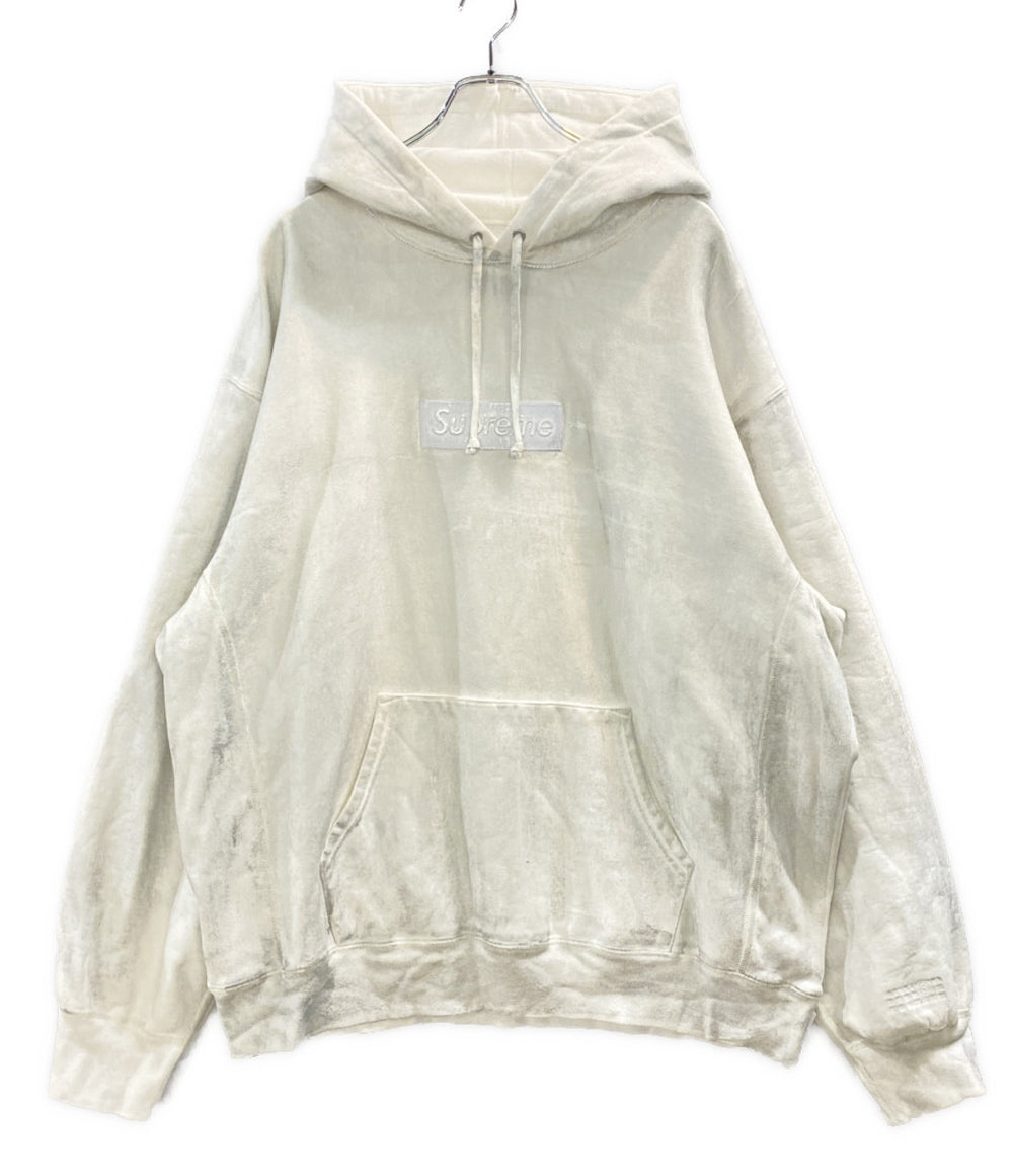 Supreme × MM6 Maison Margiela エムエムシックス メゾン マルジェラ パーカー Foil Box Logo ホワイト メンズ SIZE XL シュプリーム