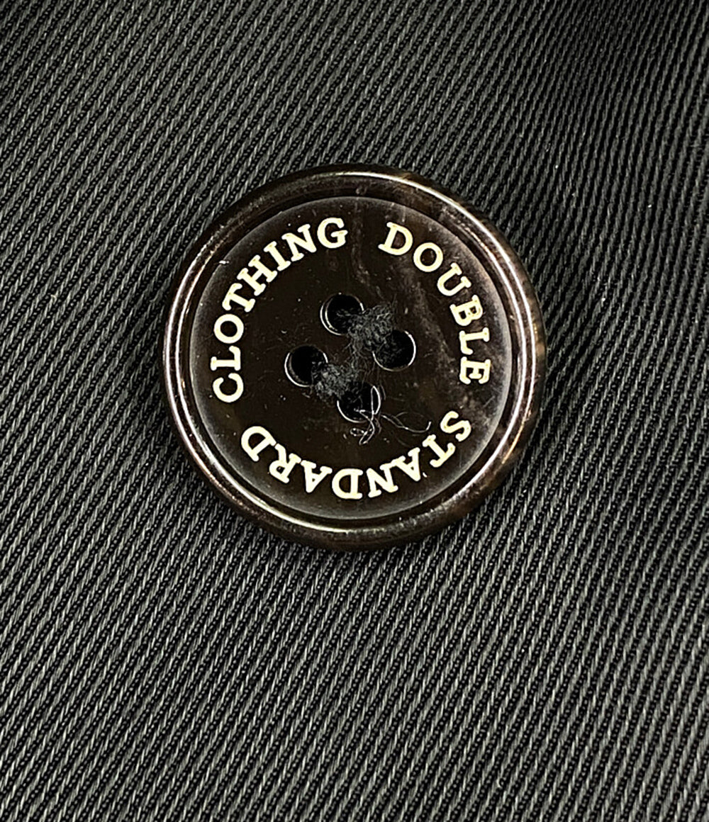 DOUBLE STANDARD CLOTHING トレンチコート ブラック フレアスリーブ レディース SIZE 38 ソブ ダブルスタンダード クロージング