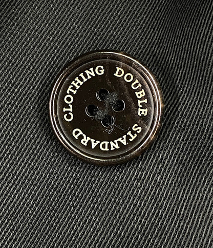 DOUBLE STANDARD CLOTHING トレンチコート ブラック フレアスリーブ レディース SIZE 38 ソブ ダブルスタンダード クロージング