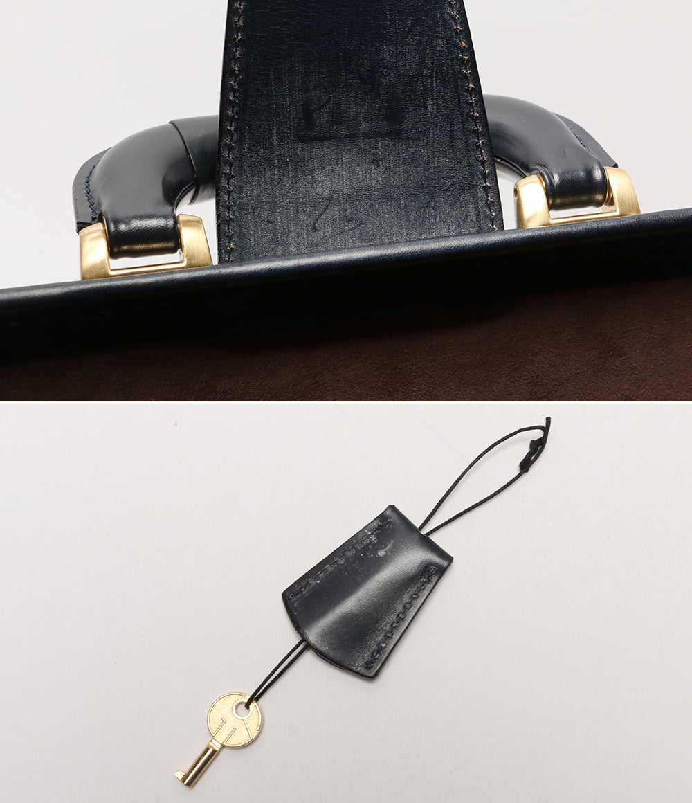 ココマイスター ブリーフケース レザー ネイビー      メンズ   COCOMEISTER