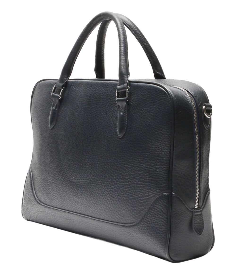ペッレモルビダ ブリーフケース レザー ネイビー メンズ PELLE MORBIDA
