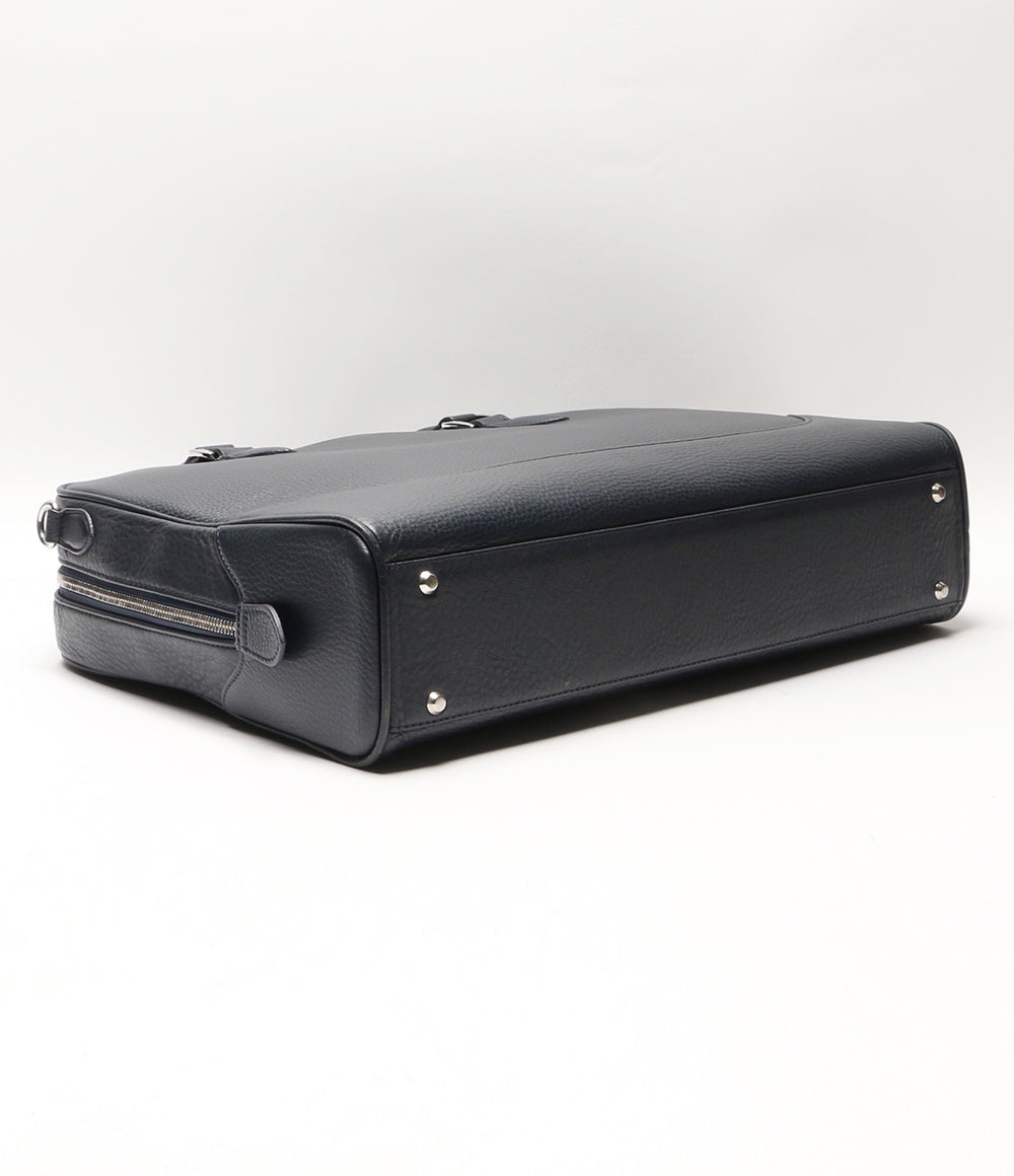 ペッレモルビダ  ブリーフケース レザー ネイビー      メンズ   PELLE MORBIDA