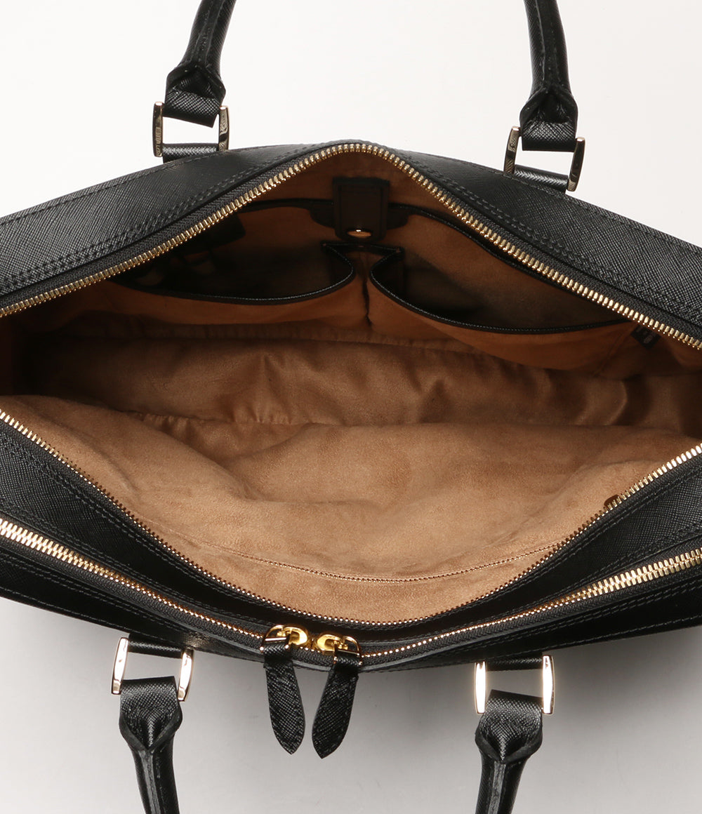 ペッレモルビダ 美品 ブリーフケース BLK スクエア メンズ PELLE
