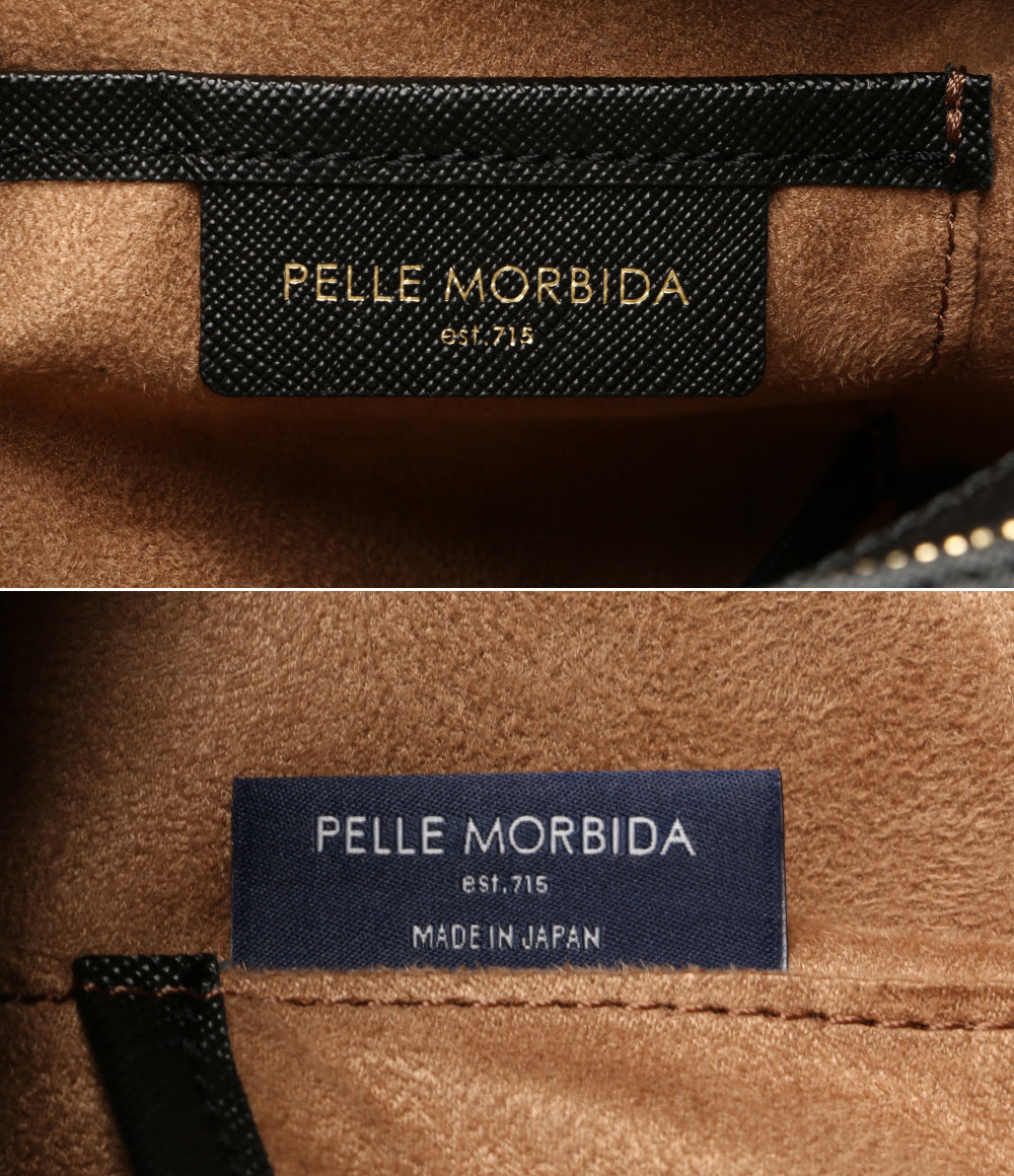 ペッレモルビダ 美品 ブリーフケース BLK スクエア      メンズ   PELLE MORBIDA