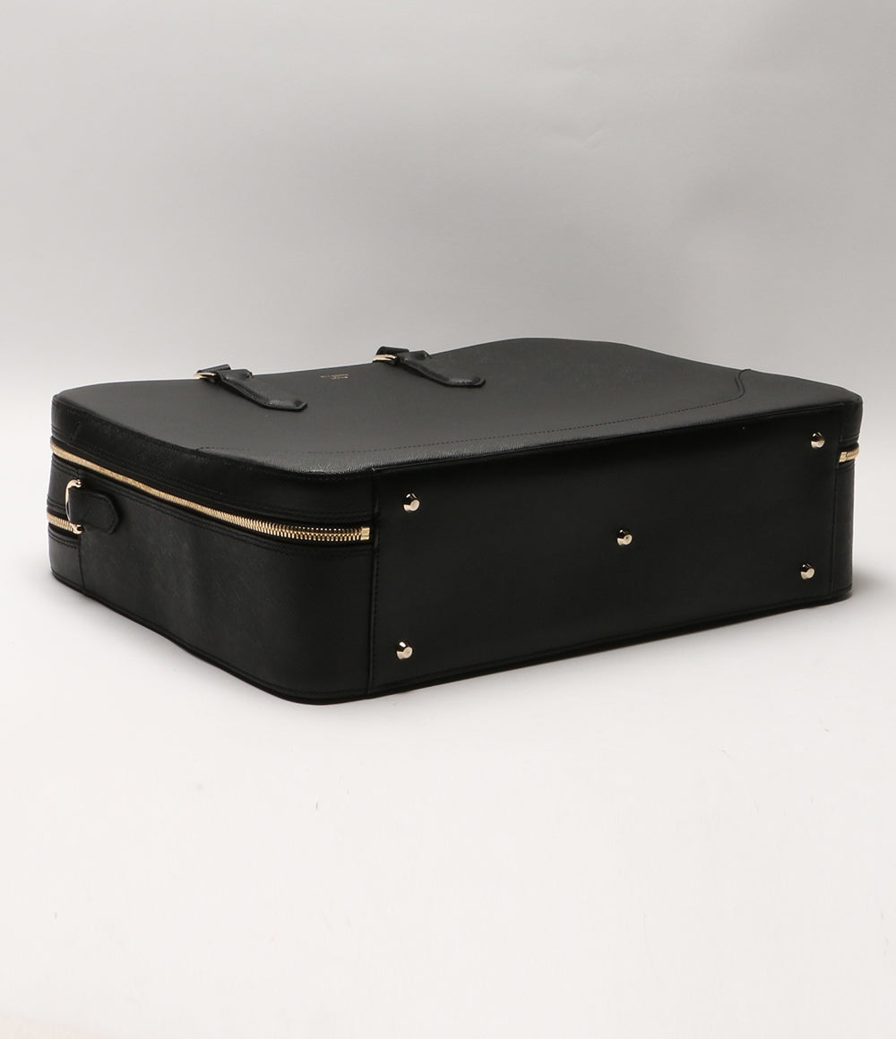 ペッレモルビダ 美品 ブリーフケース BLK スクエア メンズ PELLE