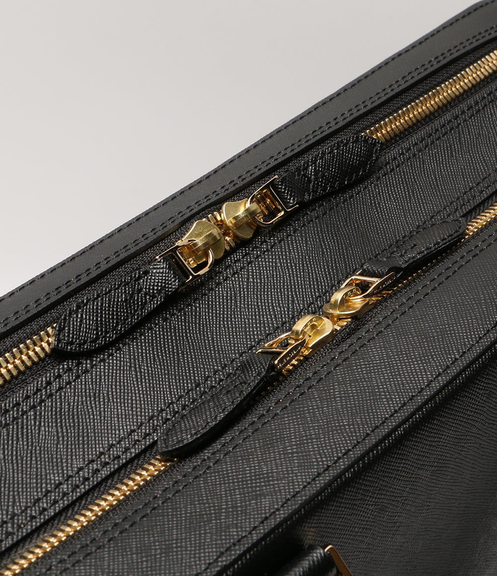 ペッレモルビダ 美品 ブリーフケース BLK スクエア      メンズ   PELLE MORBIDA