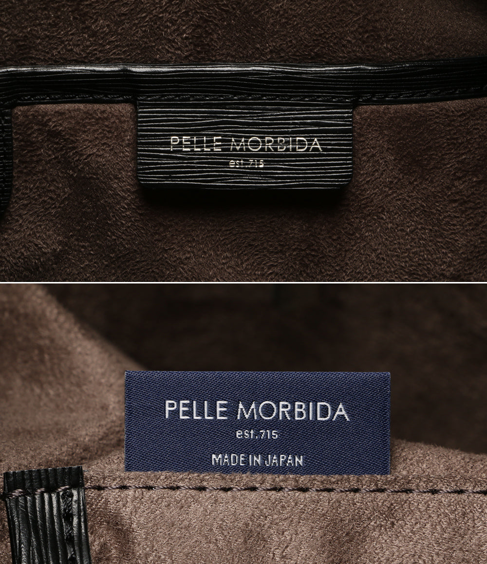 ペッレモルビダ  ブリーフケース BLK      メンズ   PELLE MORBIDA