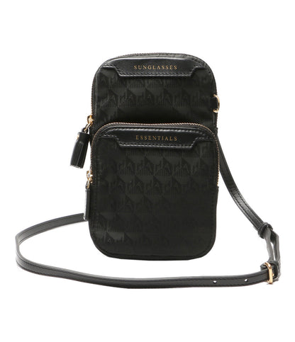 アニヤ・ハインドマーチ 美品 ESSENTIALS クロスボディバッグ ブラック      レディース   ANYA HINDMARCH