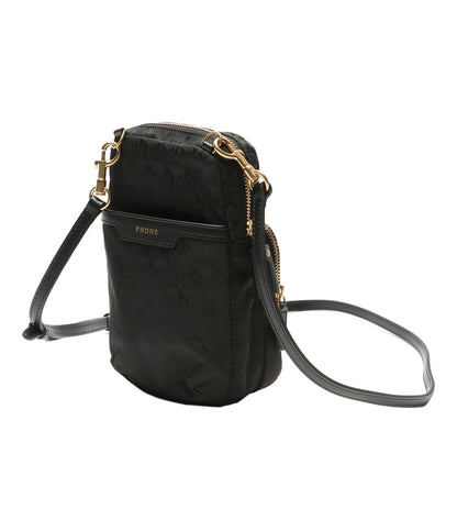 アニヤ・ハインドマーチ 美品 ESSENTIALS クロスボディバッグ ブラック      レディース   ANYA HINDMARCH