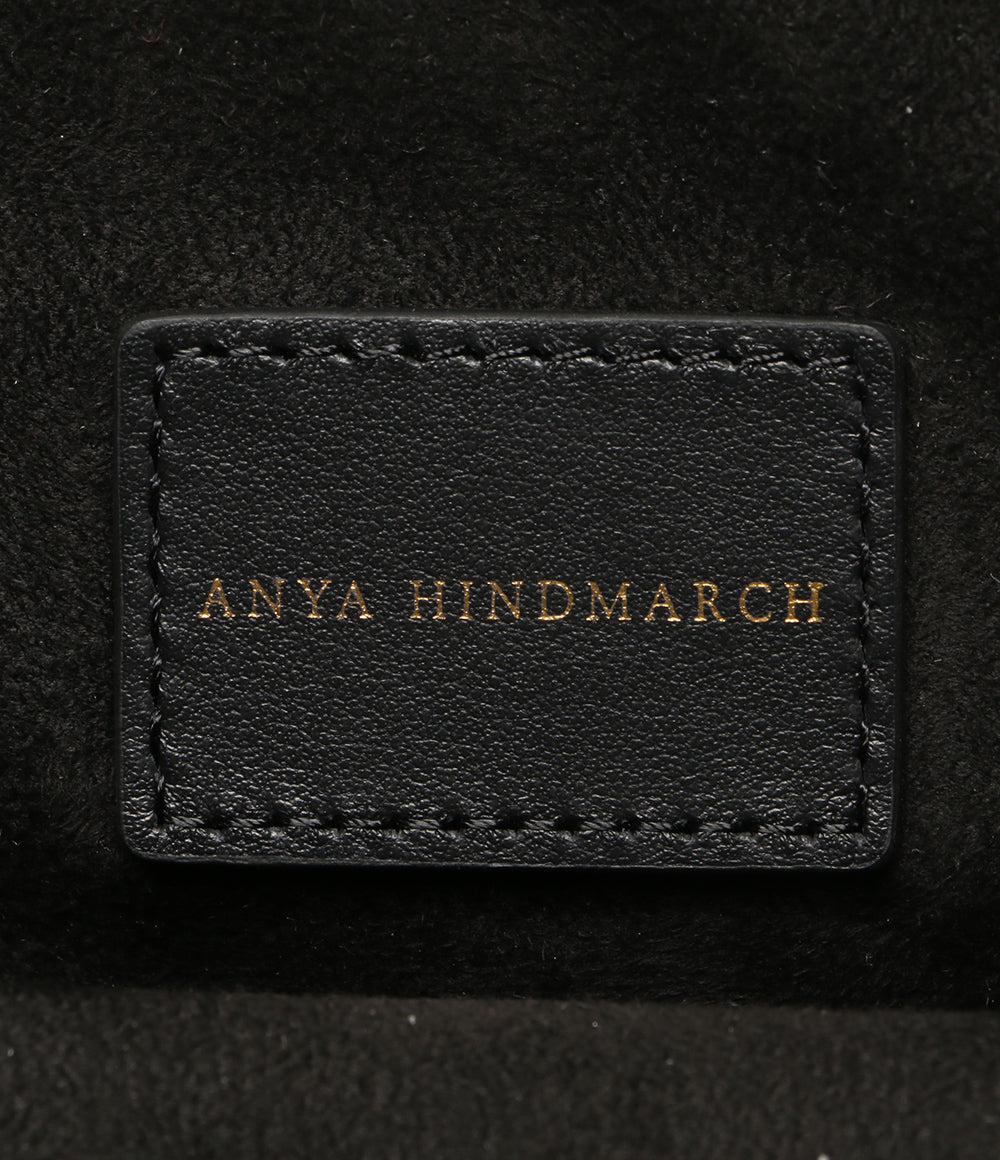 アニヤ・ハインドマーチ 美品 ESSENTIALS クロスボディバッグ ブラック      レディース   ANYA HINDMARCH