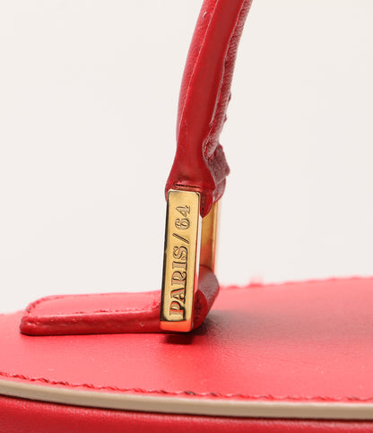 パリ64 ショルダーバッグ レッド ゴールド金具 レディース PARIS／64
