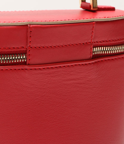 パリ64 ショルダーバッグ レッド ゴールド金具 レディース PARIS／64