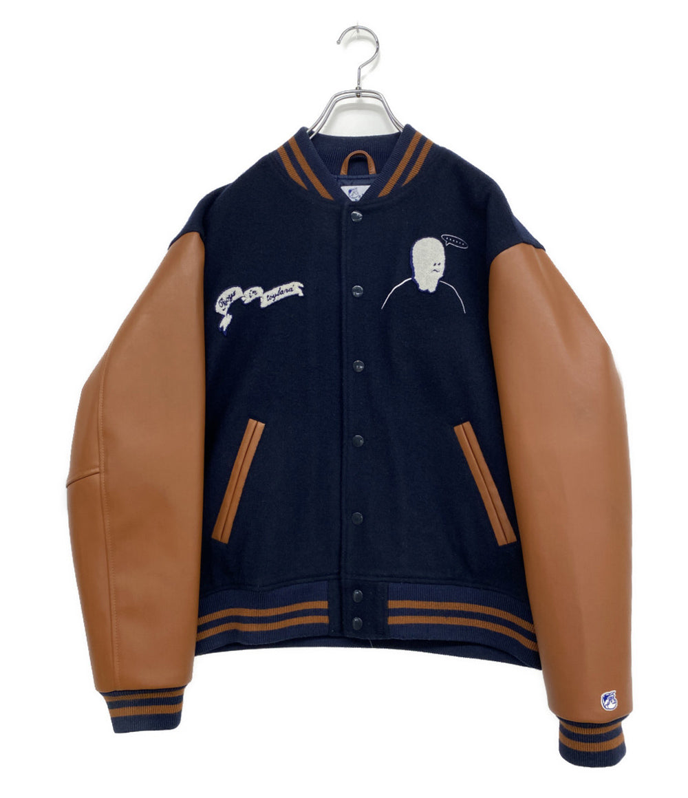 BOYS INTOYLAND ボーイズイントイランド スタジャン ネイビー ブラウン メンズ SIZE M