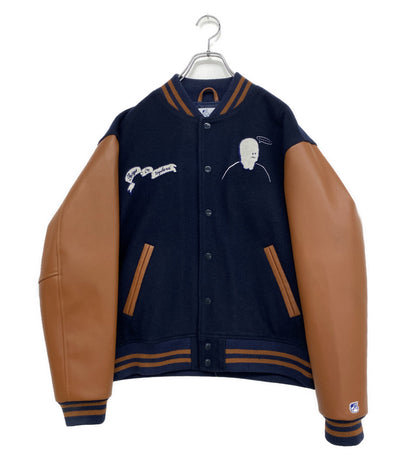 BOYS INTOYLAND ボーイズイントイランド スタジャン ネイビー ブラウン メンズ SIZE M