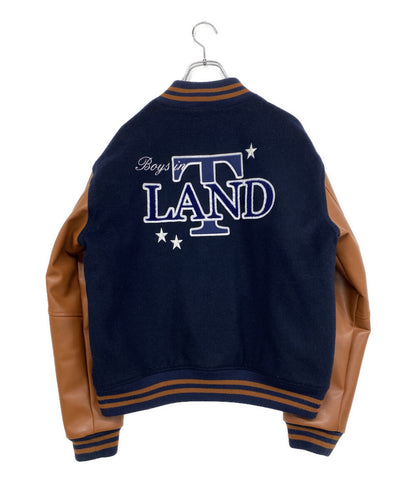 BOYS INTOYLAND ボーイズイントイランド スタジャン ネイビー ブラウン メンズ SIZE M