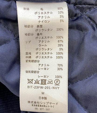 BOYS INTOYLAND ボーイズイントイランド スタジャン ネイビー ブラウン メンズ SIZE M